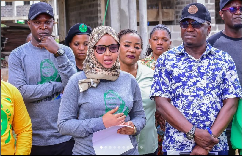 MWENYETIKI WA UVCCM MKOA WA DAR ES SALAAM AUTAKA UONGOZI WA MANISPAA YA KIGAMBONI KUZINGATIA UBORA WA MIRADI YA MAENDELEO